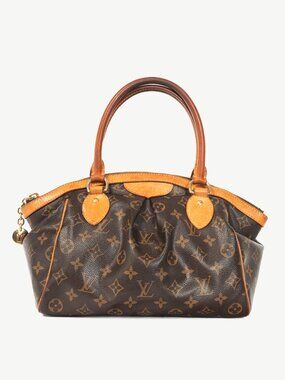 Louis Vuitton Tivoli PM Monogram Canvas & Leather-Trim Handbag